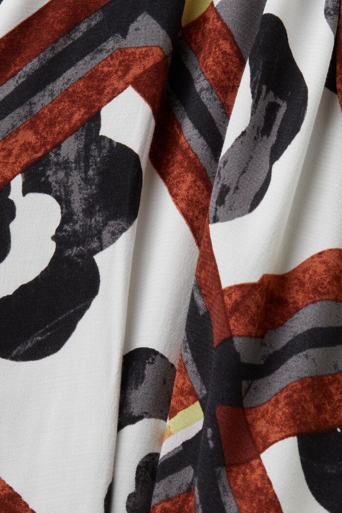 Langer Jumpsuit mit Muster