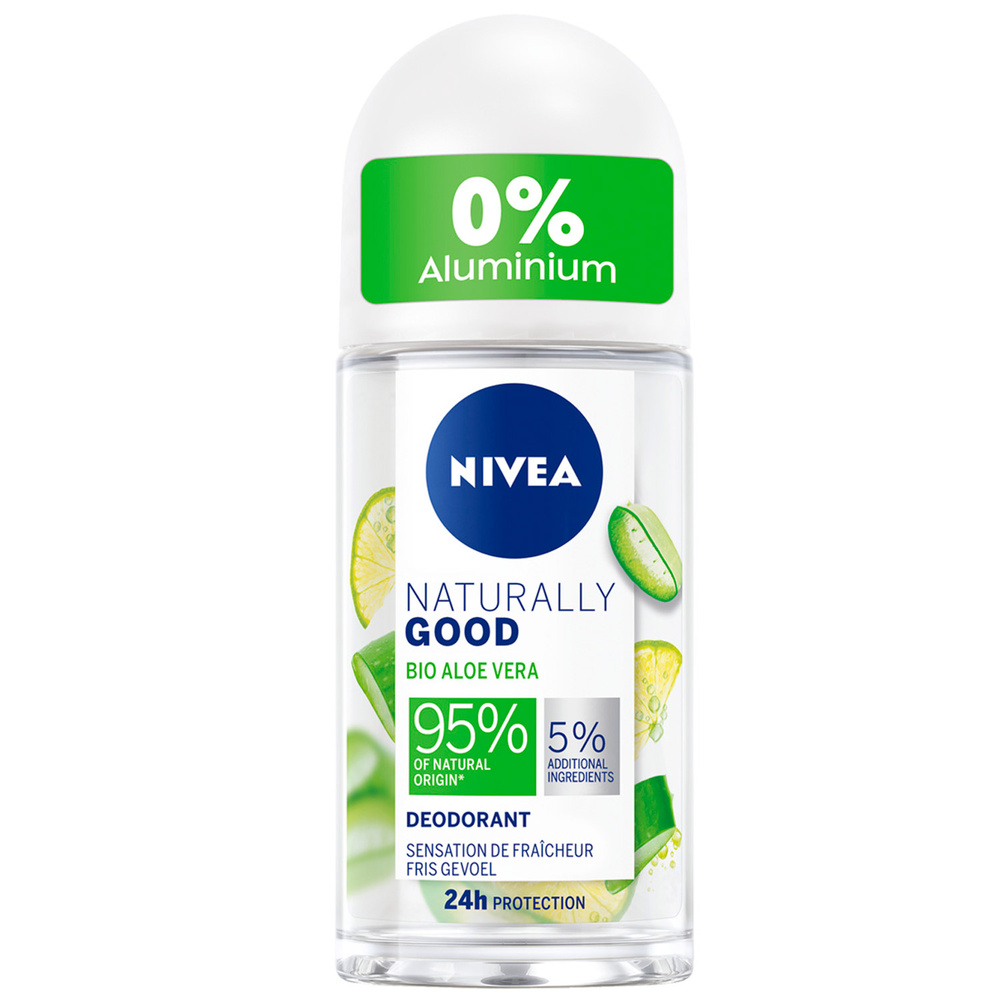 nivea NATURALLY GOOD - Bille Aloe Vera Bio Déodorant femme