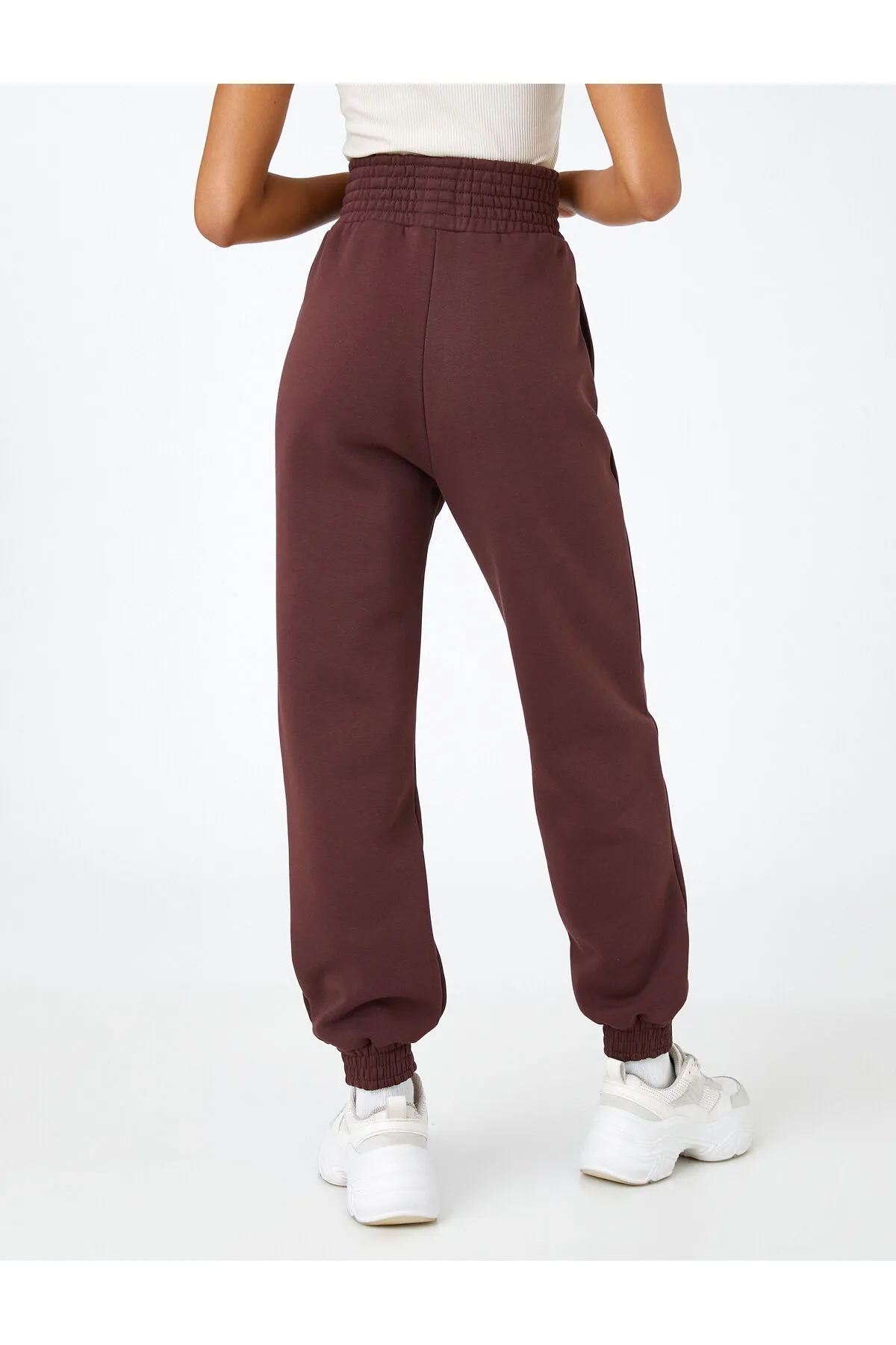 Koton  Jogger-Jogginghose mit hoher Taille und detaillierten Taschen