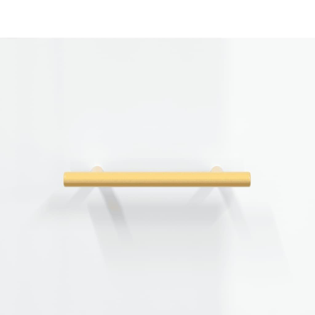 vidaXL Sideboard Sideboard Hochglanz-Weiß 34,5x34x90 cm Holzwerkstoff (1 St)