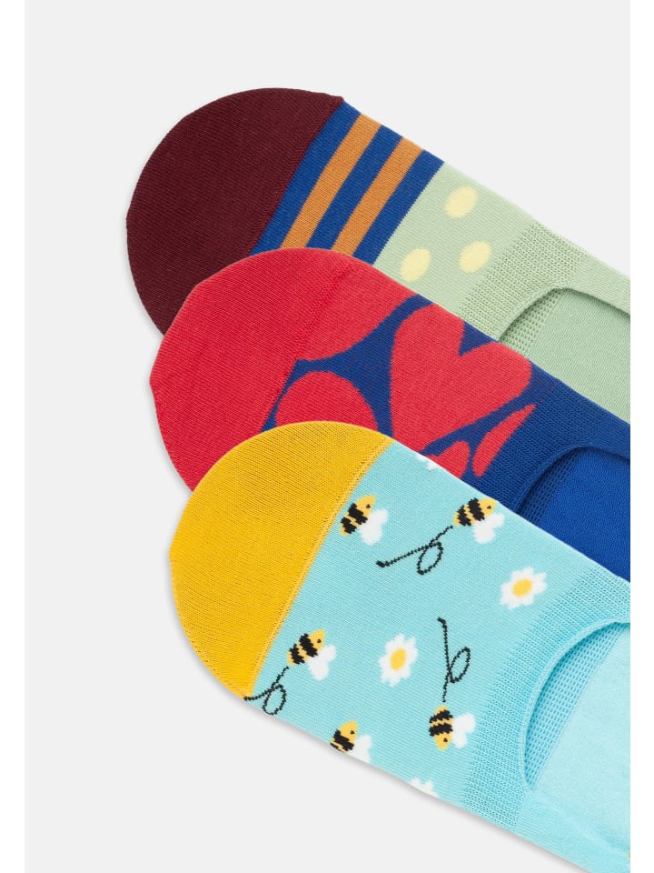 DillySocks Füßlinge Hidden Bee Love in Mehrfarbig günstig kaufen