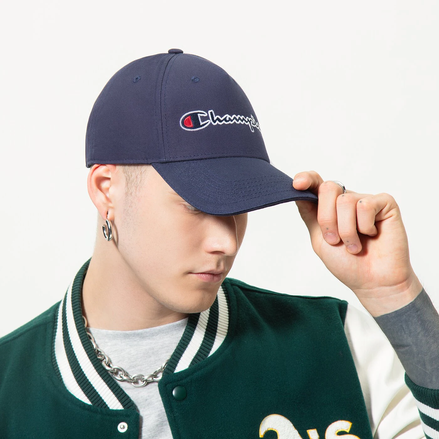 CHAMPION MÜTZE BASEBALL CAP Dunkelblau