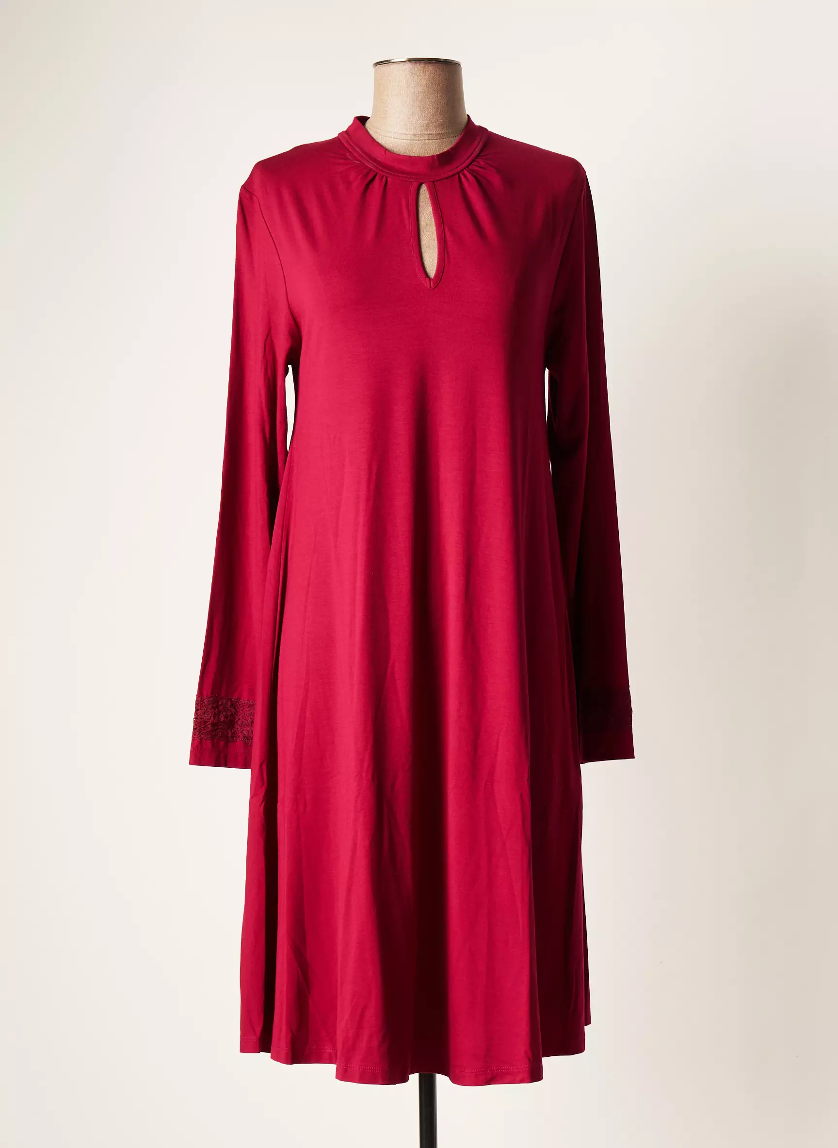 Maloka Robes Mi Longues Femme couleur rouge