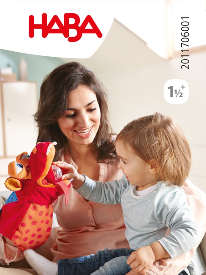 Haba Handpuppe Handpuppe Allesfresser in mehrfarbig günstig kaufen onesize