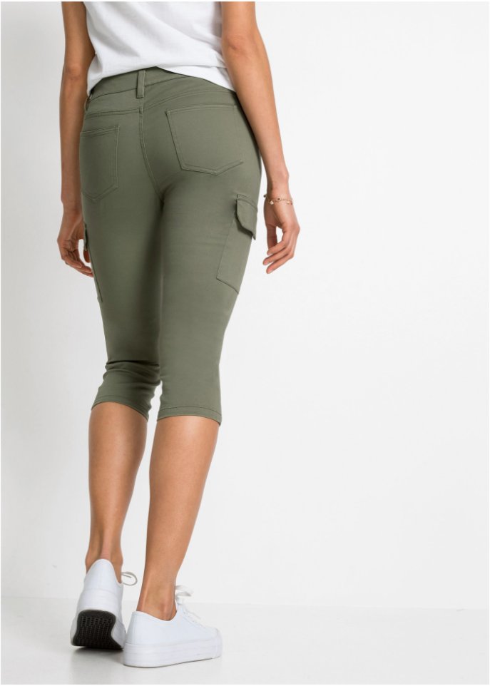 Capri-Hose im Cargo-Look