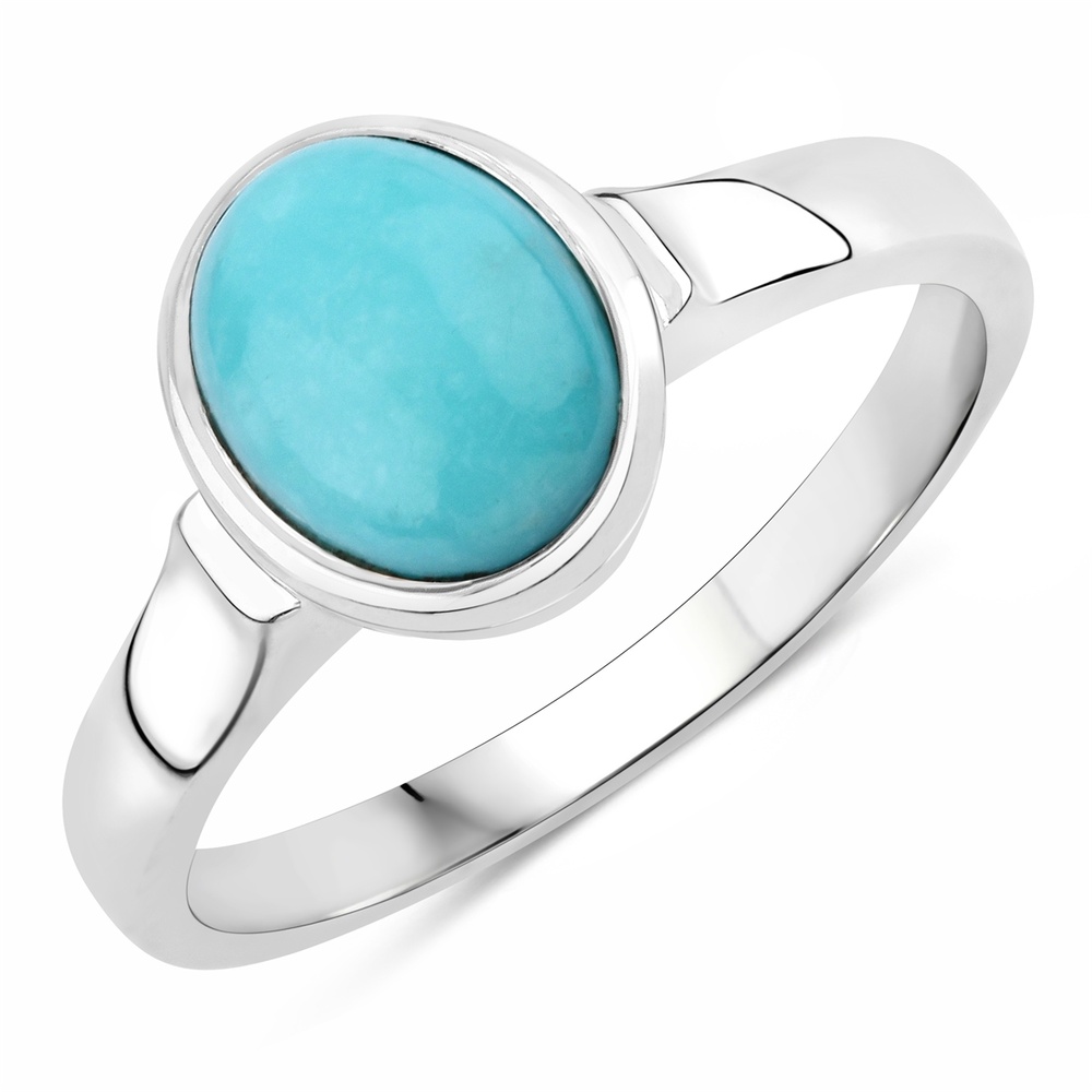 Rafaela Donata Bague Argent sterling Turquoise en Argent Bague