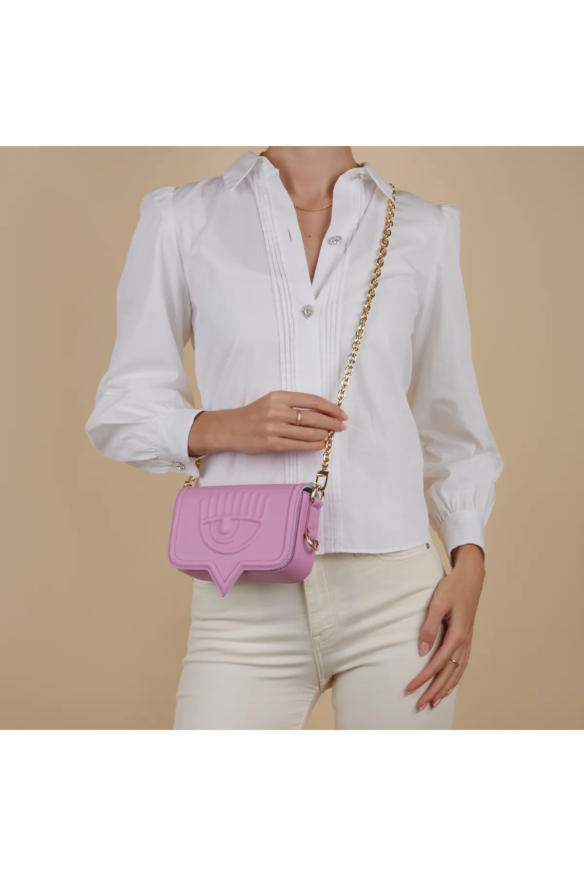CHIARA FERRAGNI  Eyelike Damen Umhängetasche Rosa 75sb4ba2-zs517-444
