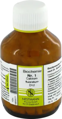 BIOCHEMIE 1 Calcium fluoratum D 12 Tabletten  400 St  Tabletten
