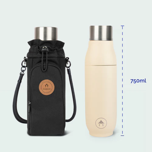 Edea blue water bottle holder