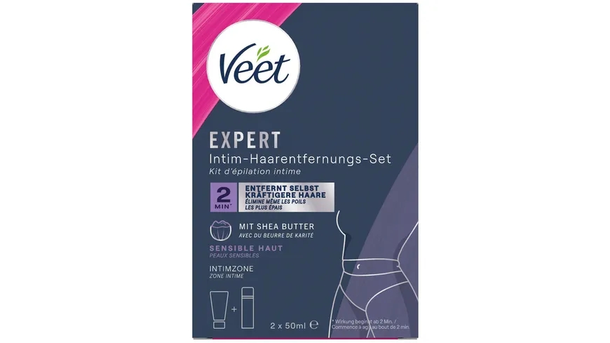 Veet Expert Intim-Haarentfernungs-Set 100 ml