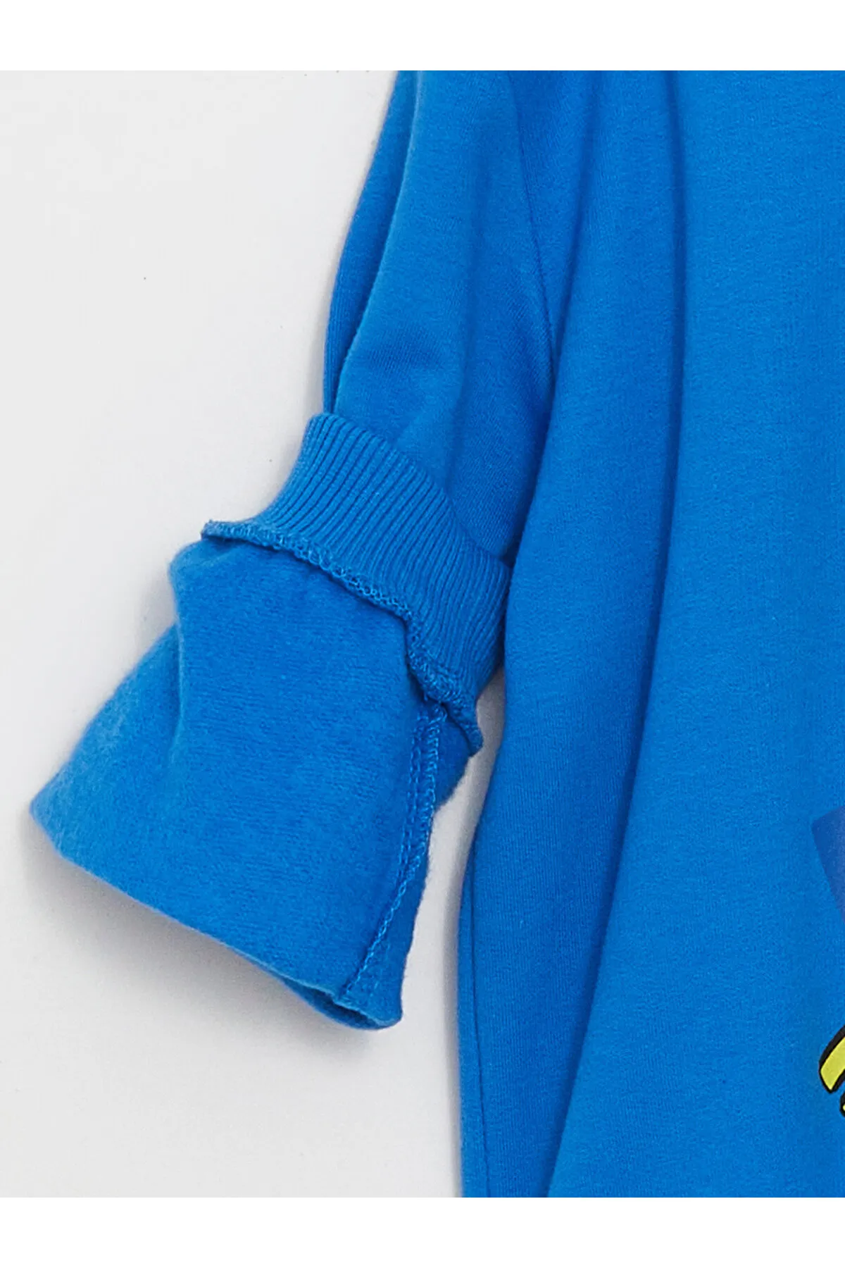 LC Waikiki  Bedruckter, langärmliger Kapuzenpullover für Babys