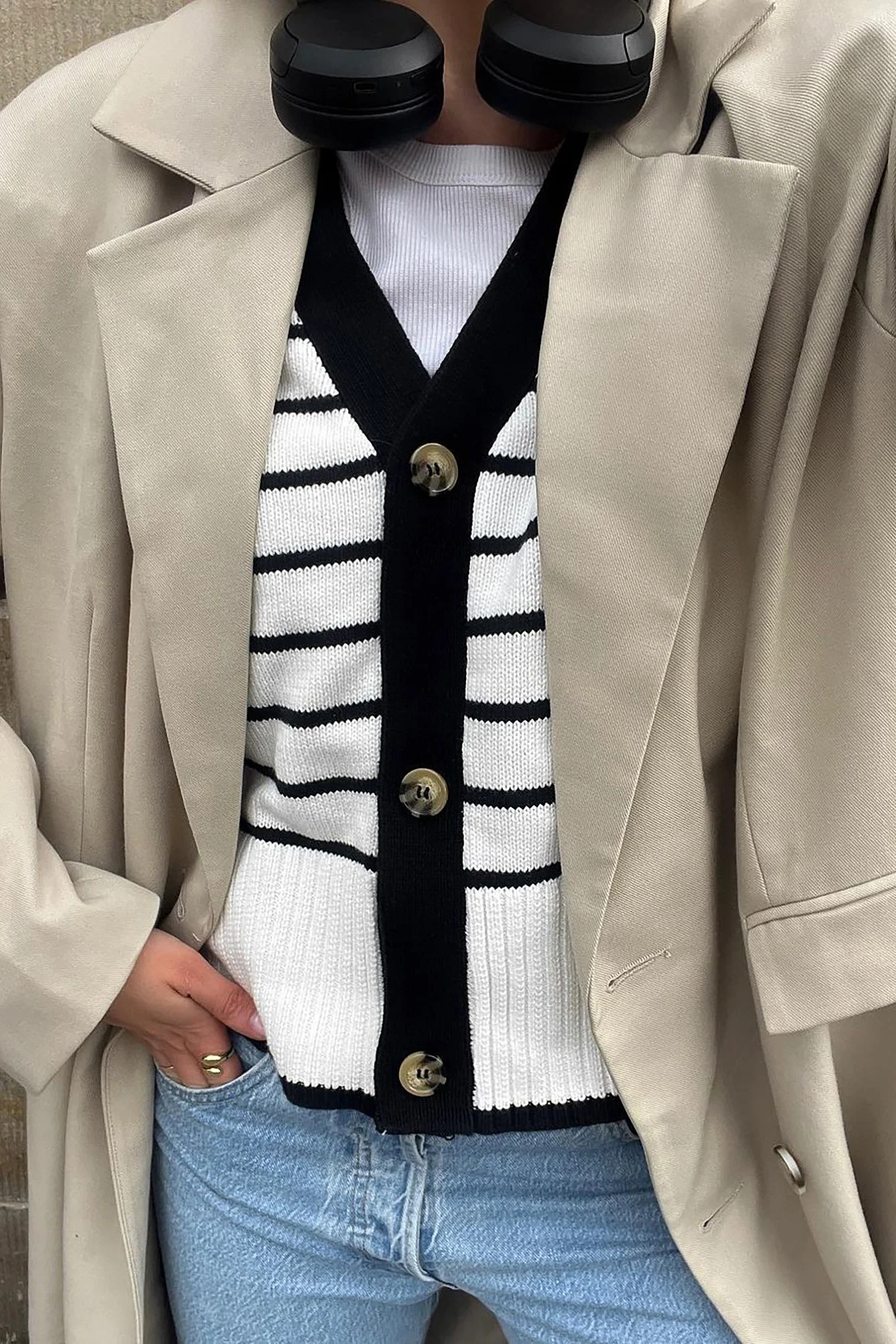 Oversize Strick-Cardigan
