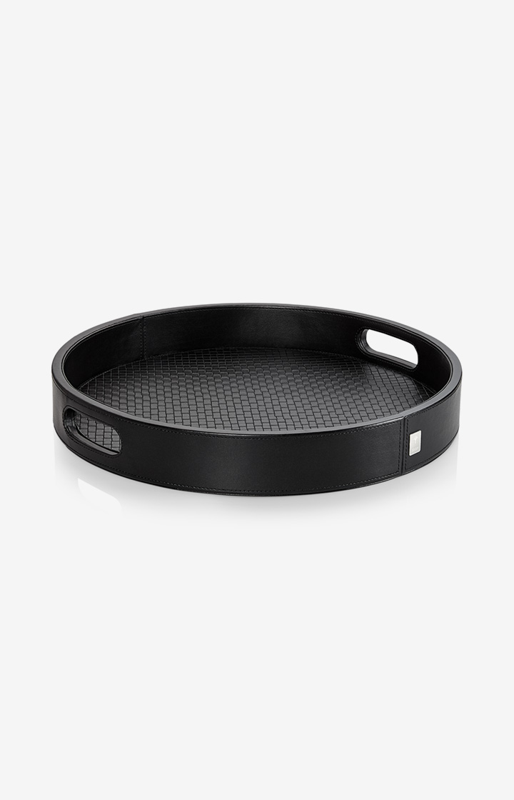 JOOP! Homeline - Rundes Tablett in Schwarz, klein