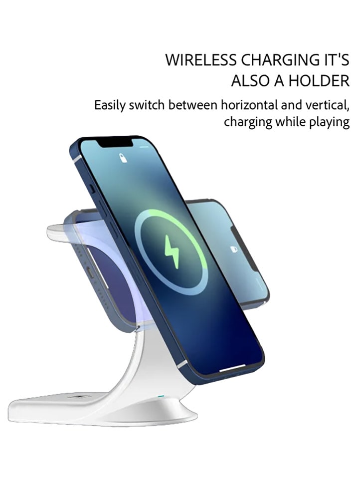 SmartCase Kabellose 3-in-1-Ladestation in Weiß günstig kaufen onesize