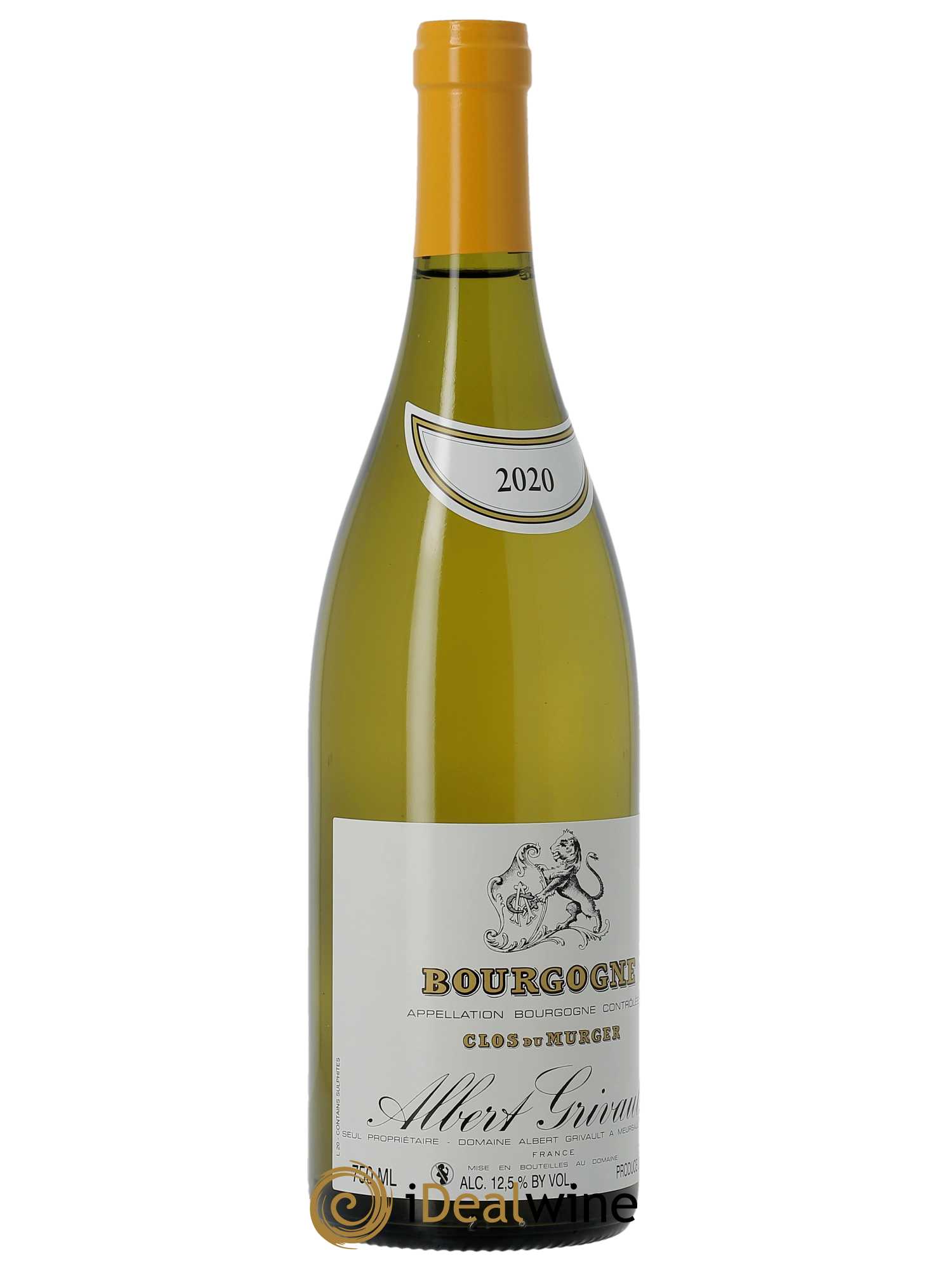 Bourgogne Clos Du Murger Albert Grivault  2020 - Lot de 1 Bouteille