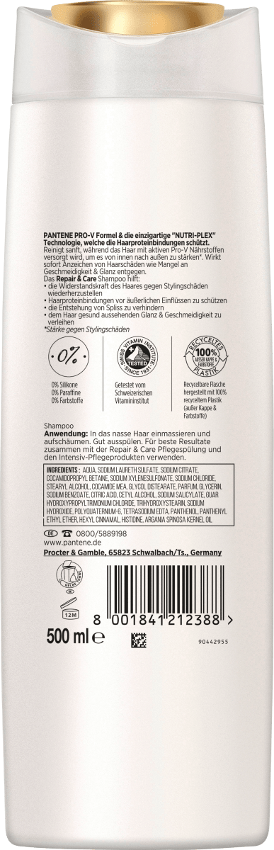 Shampoo Vita Glow Repair & Care XXL, 500 ml