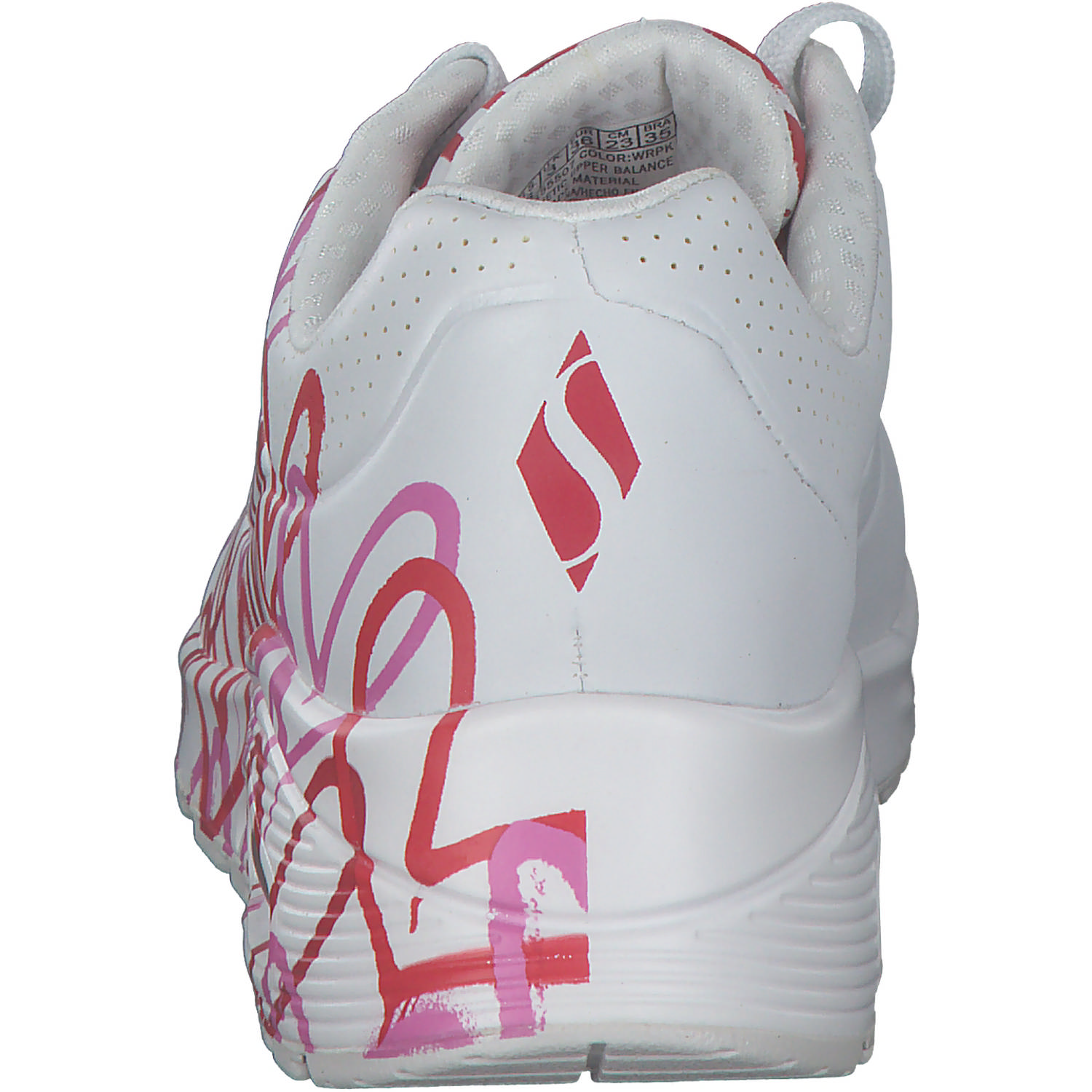 Skechers 155507, Sneakers Low, Damen, WRPK white/red/pink