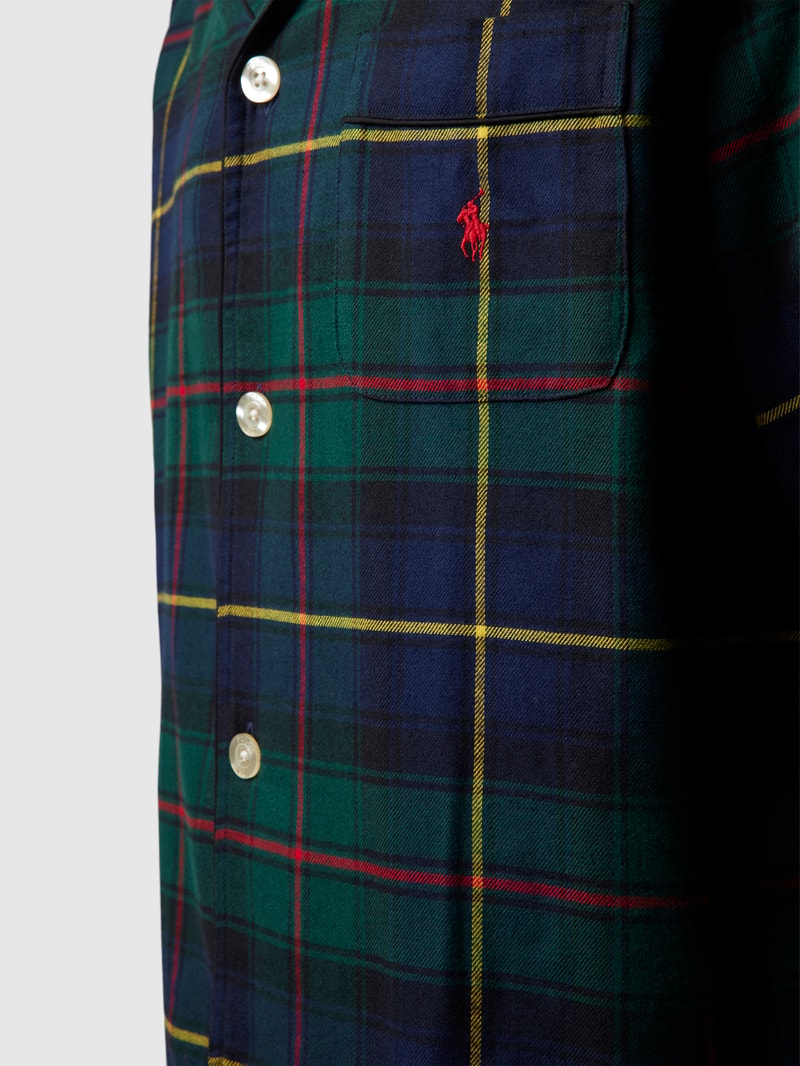 Pyjama im Geschenk-Set Modell 'FLANNEL' in dunkelblau
