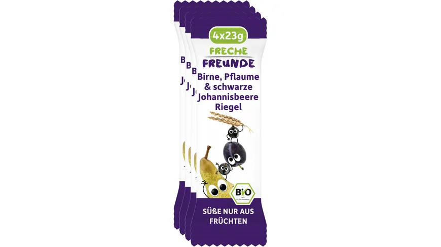 Freche Freunde Bio Riegel Pflaume & Brombeere 4x23g 92 g