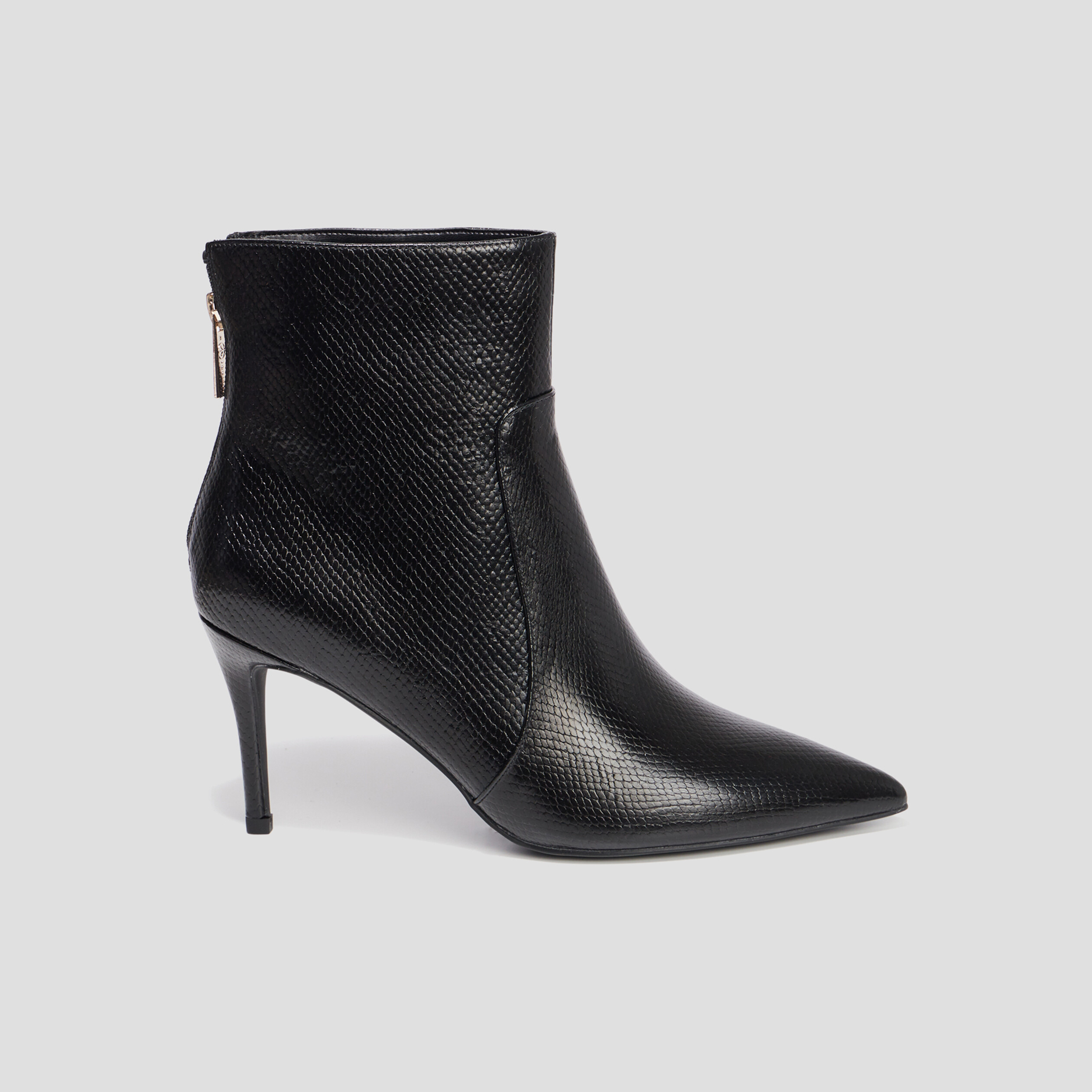 Bottines à talons bouts pointus noir femme | La Halle
