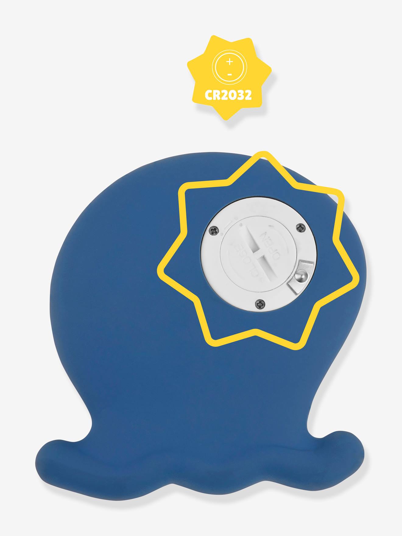 Thermomètre de bain et d’ambiance BADABULLE Poulpe bleu