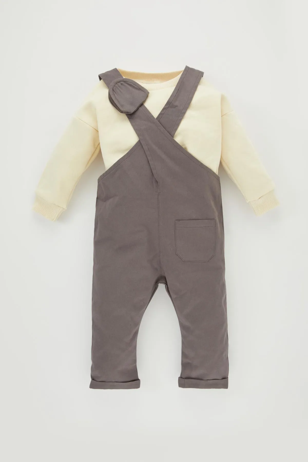 DeFacto  Langarm-T-Shirt-Salopet für Babys im 2er-Set