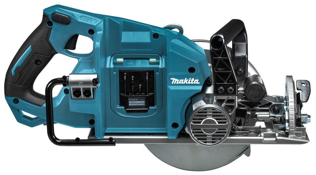 Makita RS001GZ akumuliatorinis diskinis pjūklas 185 mm 40 V be akumuliatorių ir įkroviklio
