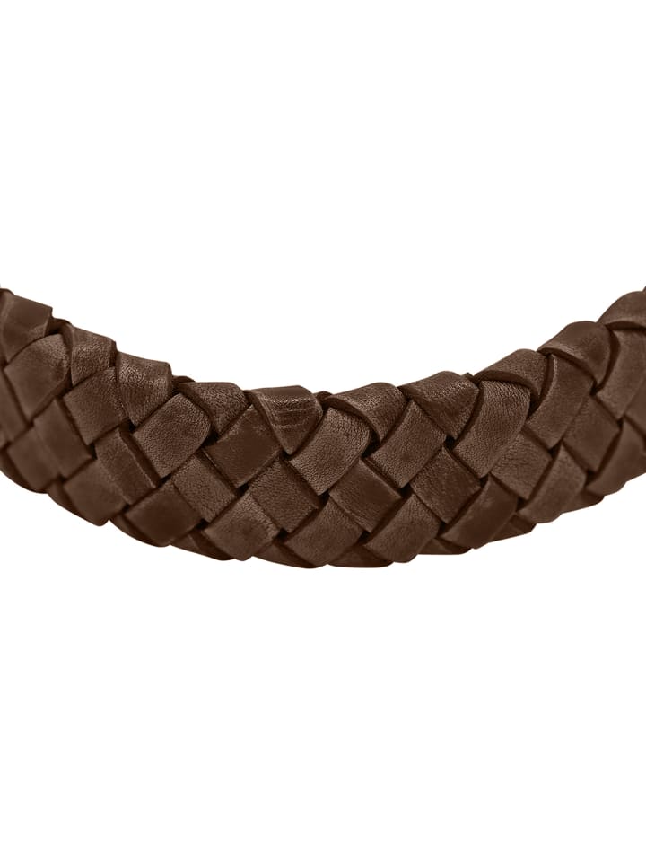 Steel_Art Herrenarmband Lederarmband Keno in braun günstig kaufen