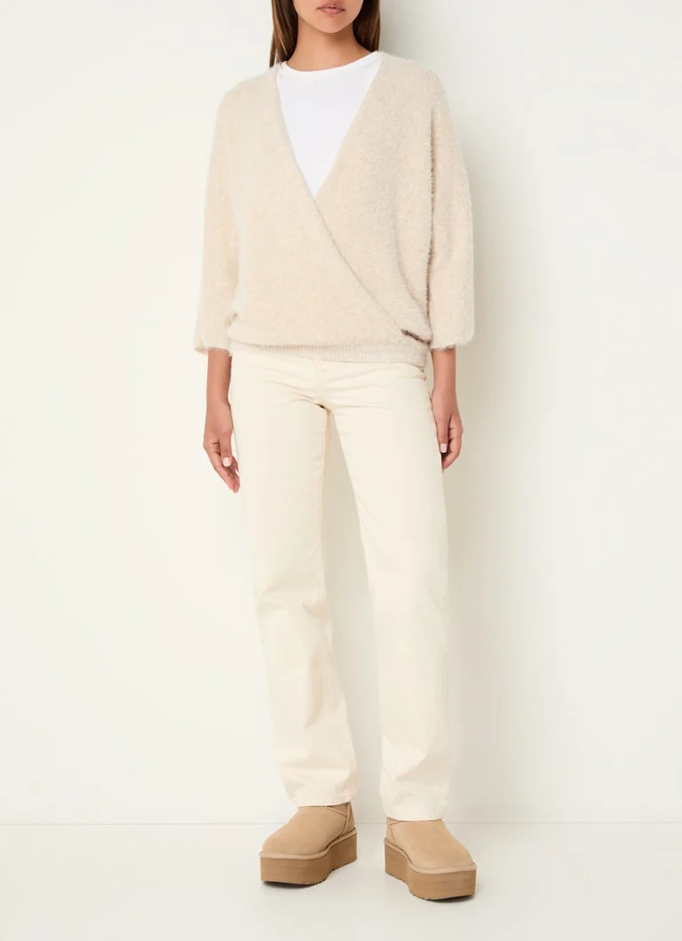 Moscow Jenetta fine-knit sweater in alpaca wool blend
