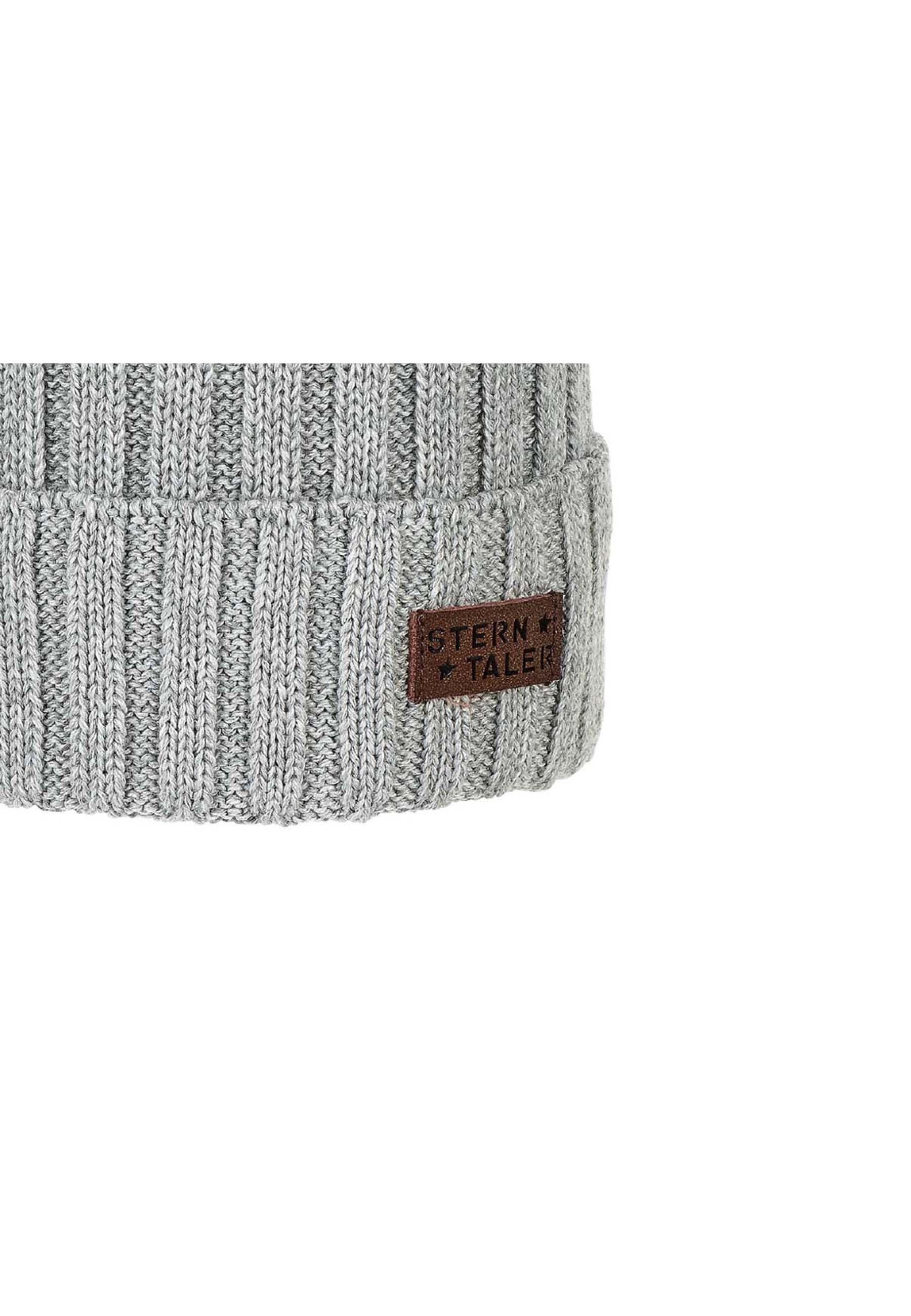 Strickmütze Baby mit Merinowollanteil und Umschlag