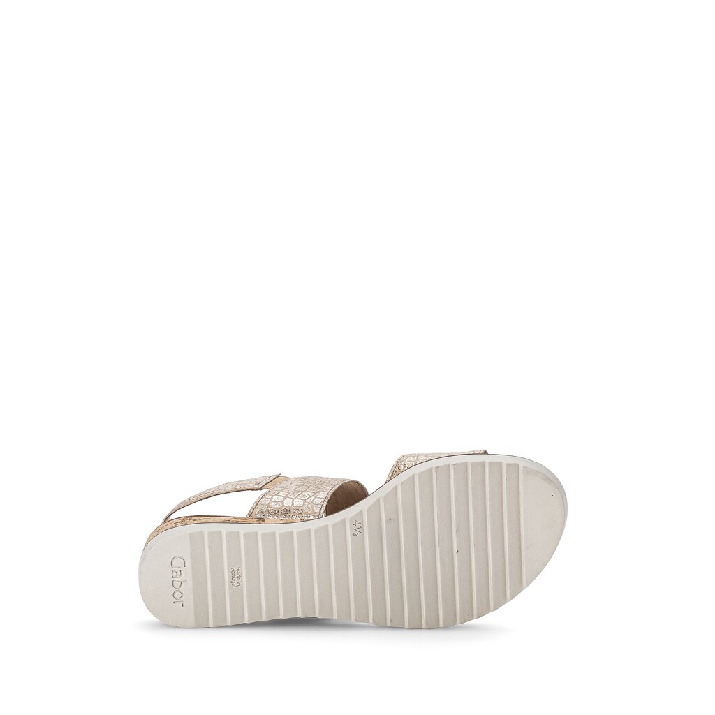 Gabor comfort Keilsandalette gold
