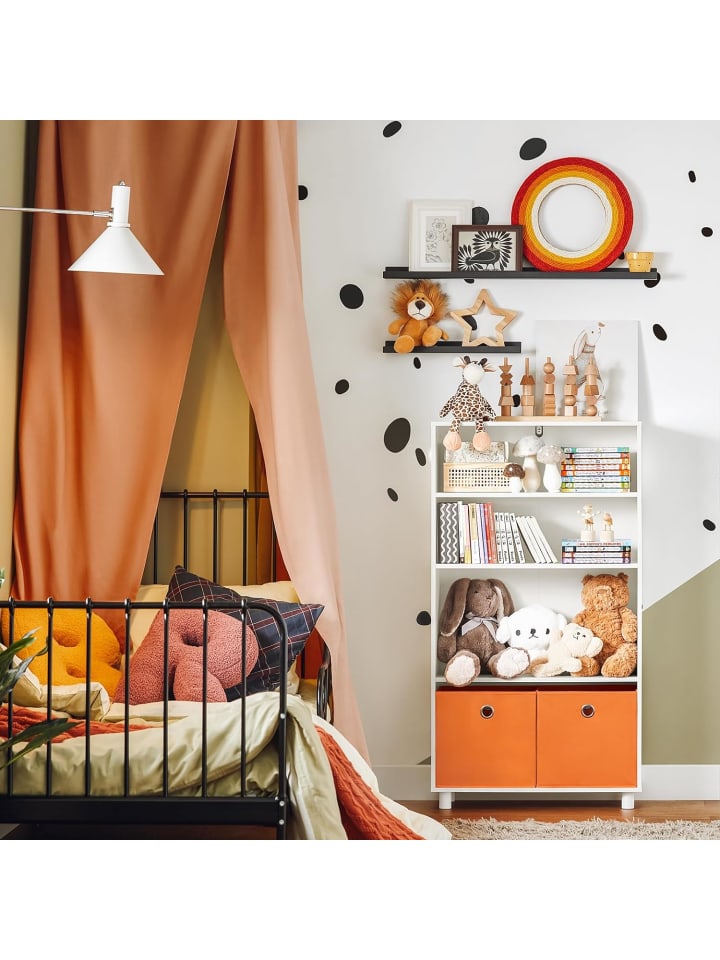 SoBuy Bücherregal in Weiß - (B)60 x (H)110 x (T)25cm günstig kaufen onesize