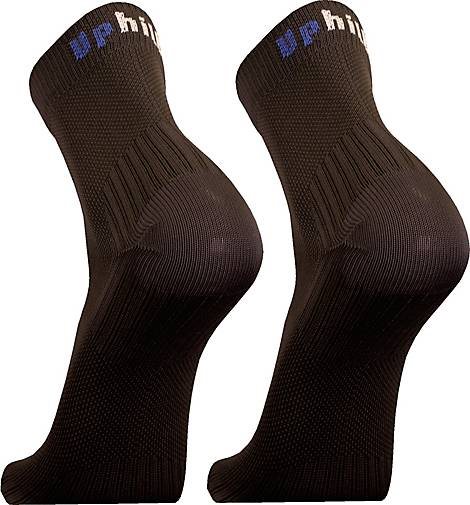 UphillSport Laufsocken 'FRONT' 2er Pack mit gepolstertem Rist