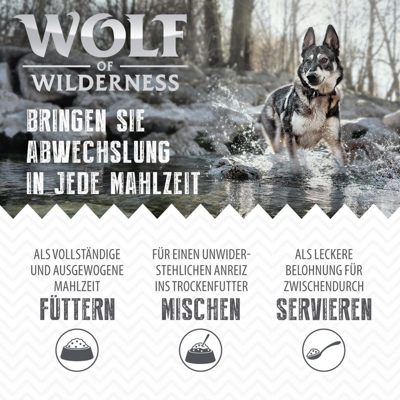 Wolf of Wilderness 'Triple Taste' 12 x 125 g