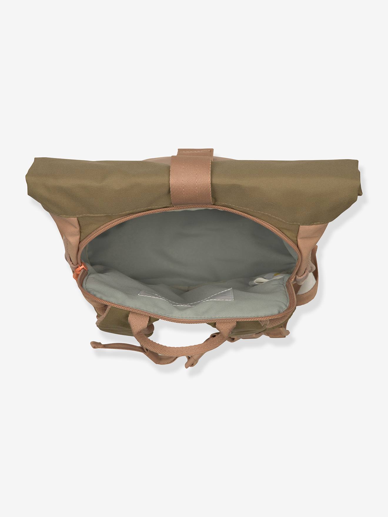 Mini sac à dos LÄSSIG Rolltop Nature noisette