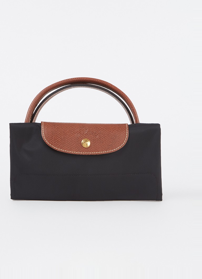 Geantă de călătorie Longchamp Le Pliage L cu detalii din piele