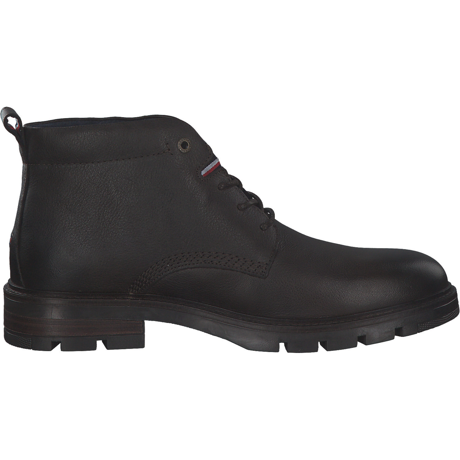 Tommy Hilfiger FM0FM03777, Schnürstiefeletten, Herren, Schwarz