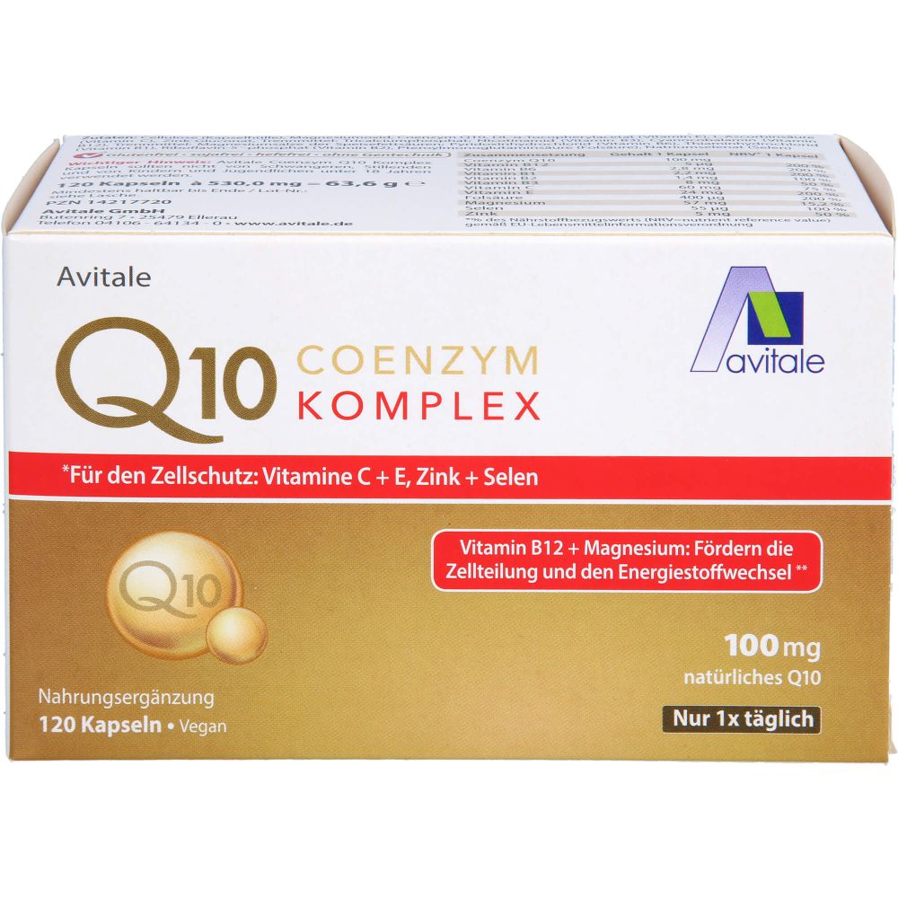 COENZYM Q10 100 mg Kapseln+Vitamine+Mineralstoffe