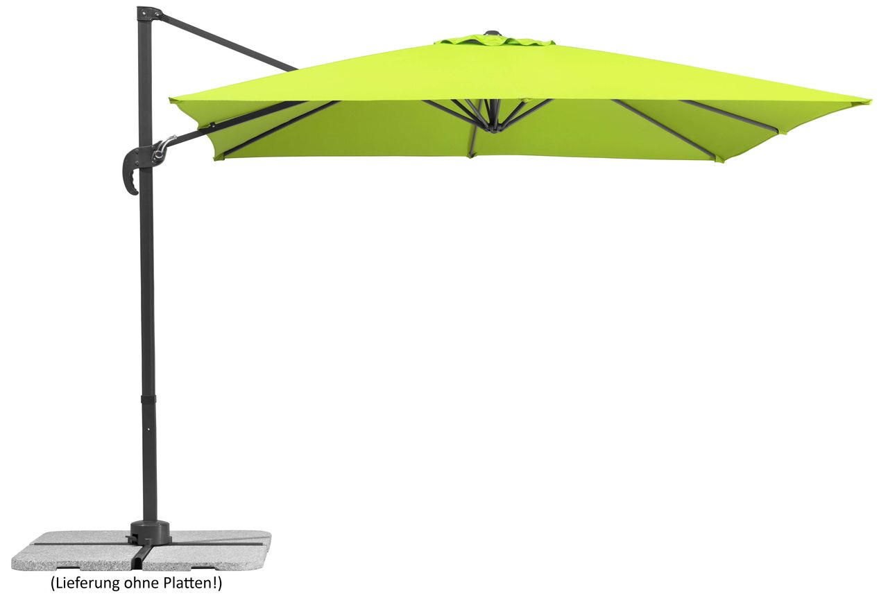 Schneider Schirme Schneider Ampelschirm RHODOS JUNIOR ca. 270 x 270 cm, apfelgrün