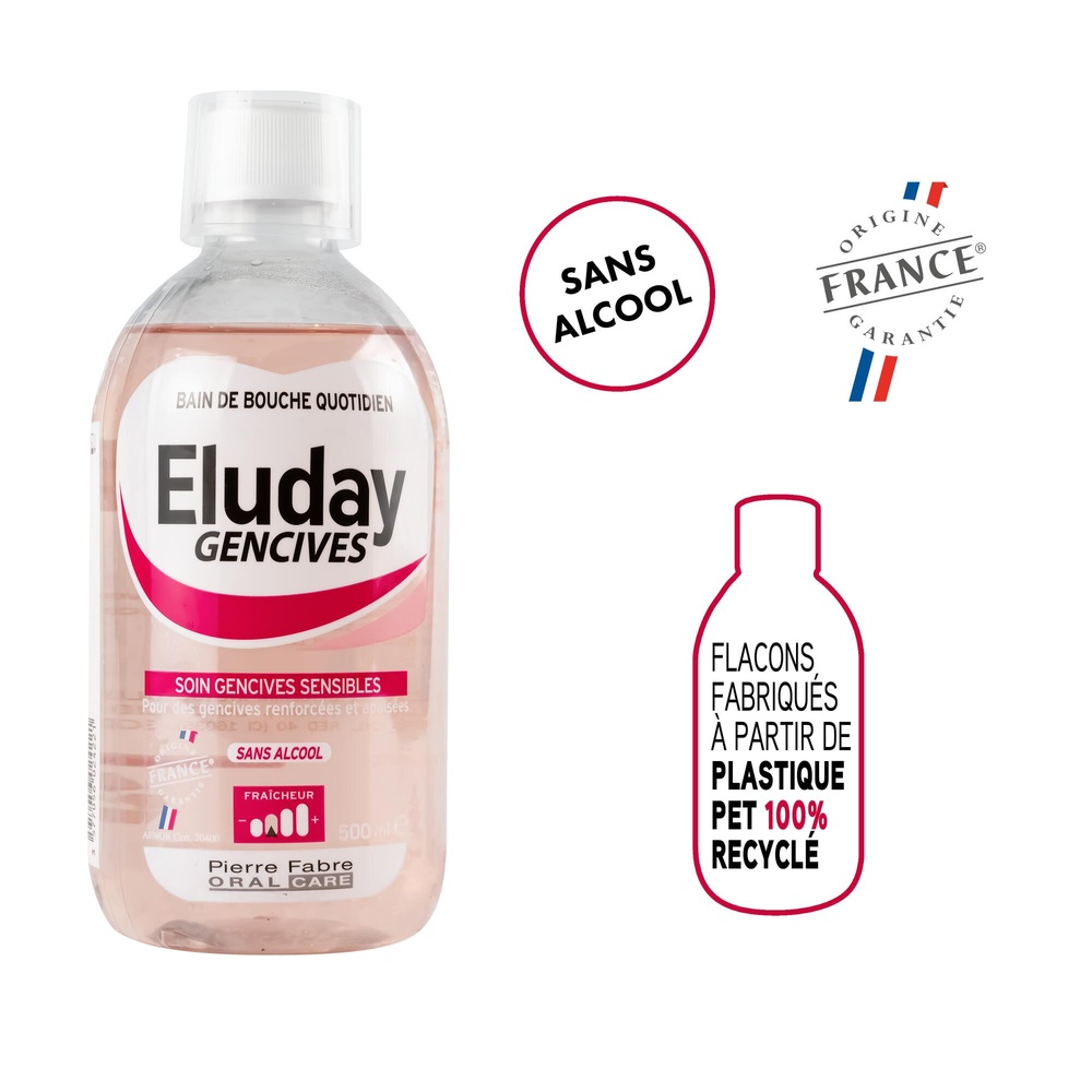 Oral Care PIERRE FABRE ORAL CARE ELUDAY GENCIVES Bain de Bouche gencives sensibles 500ml Bain de Bouche