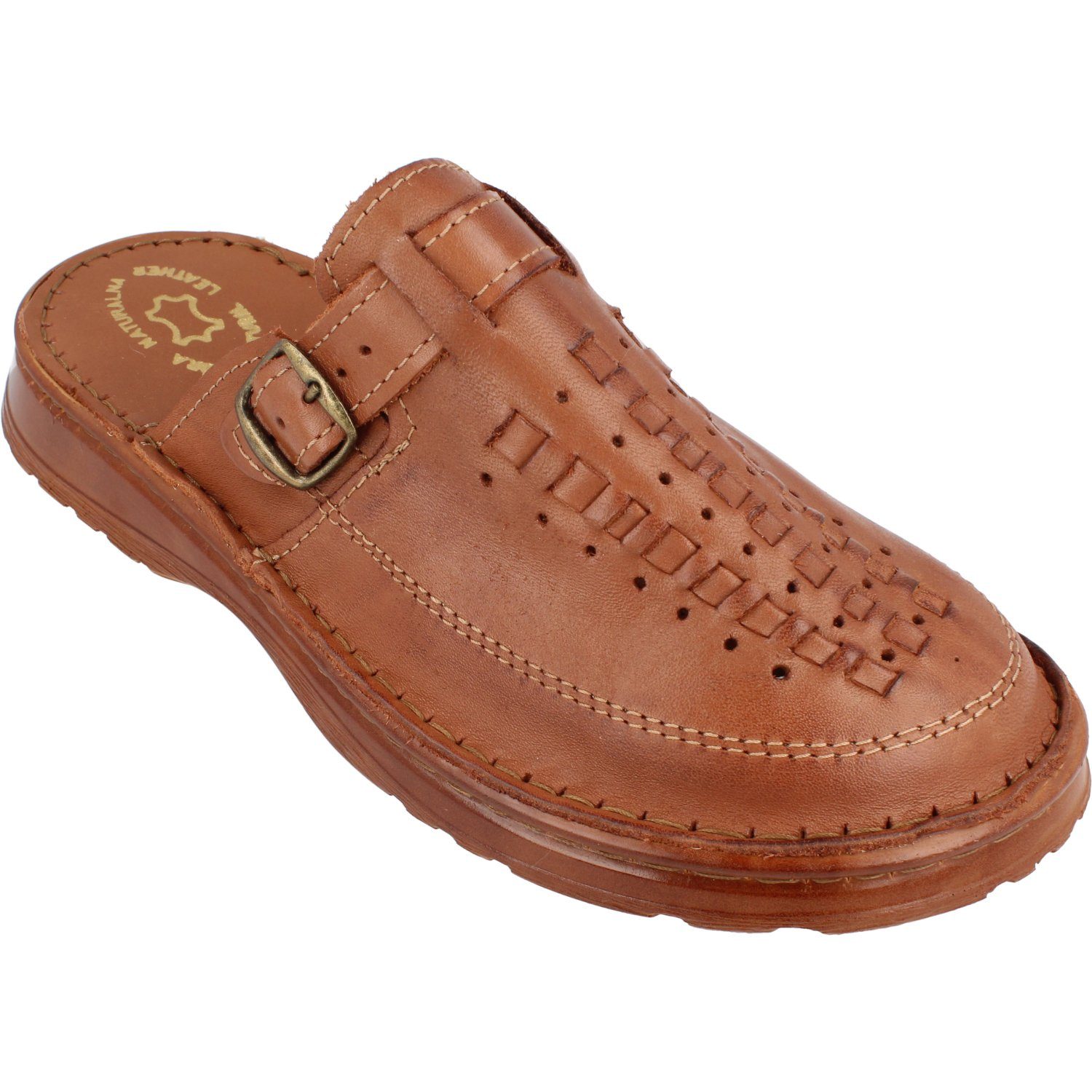filsko Tolle Leder-Sandalen für Herren Clog