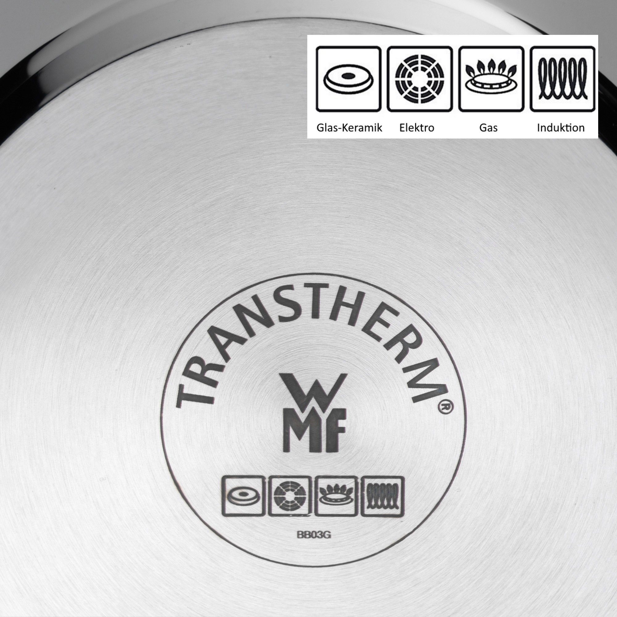 WMF Bräter, Cromargan® Edelstahl Rostfrei 18/10 (1-tlg), Deckel als induktionsgeeignete Pfanne nutzbar