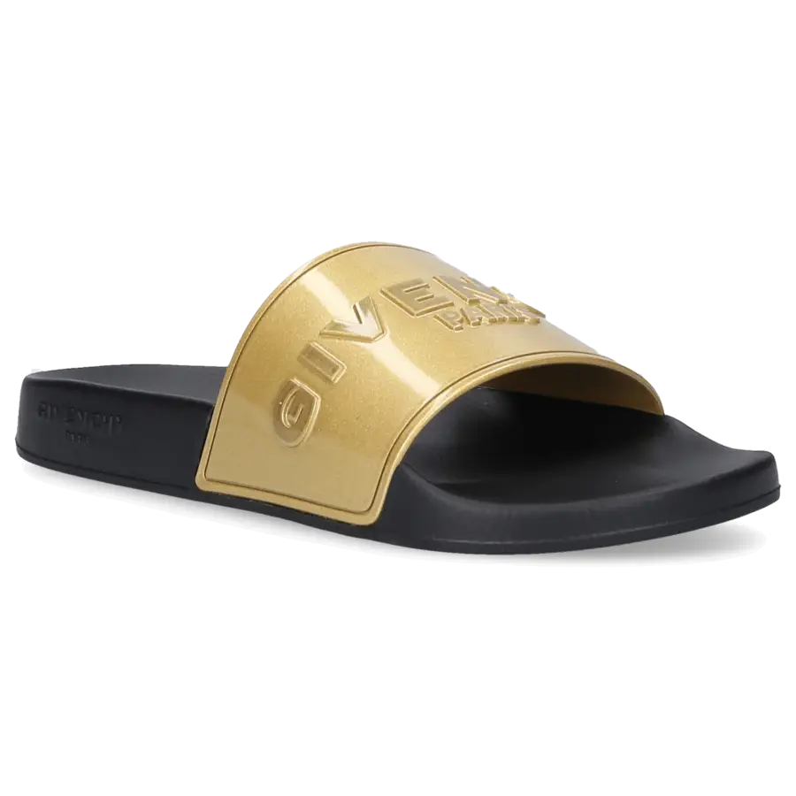 Givenchy - Badeschuhe PARIS Kautschuk - gold
