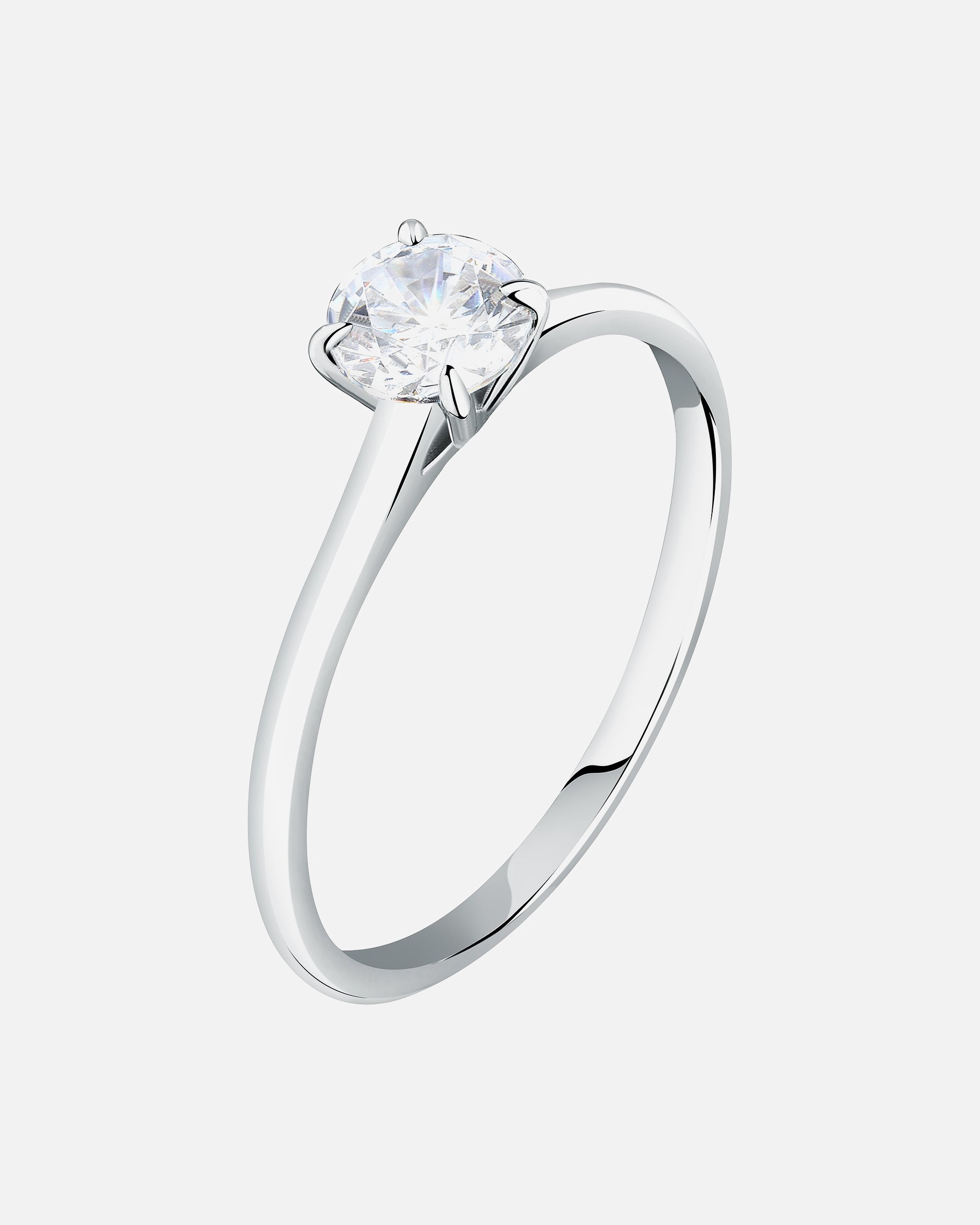 Levende diamantbagues eller blanc