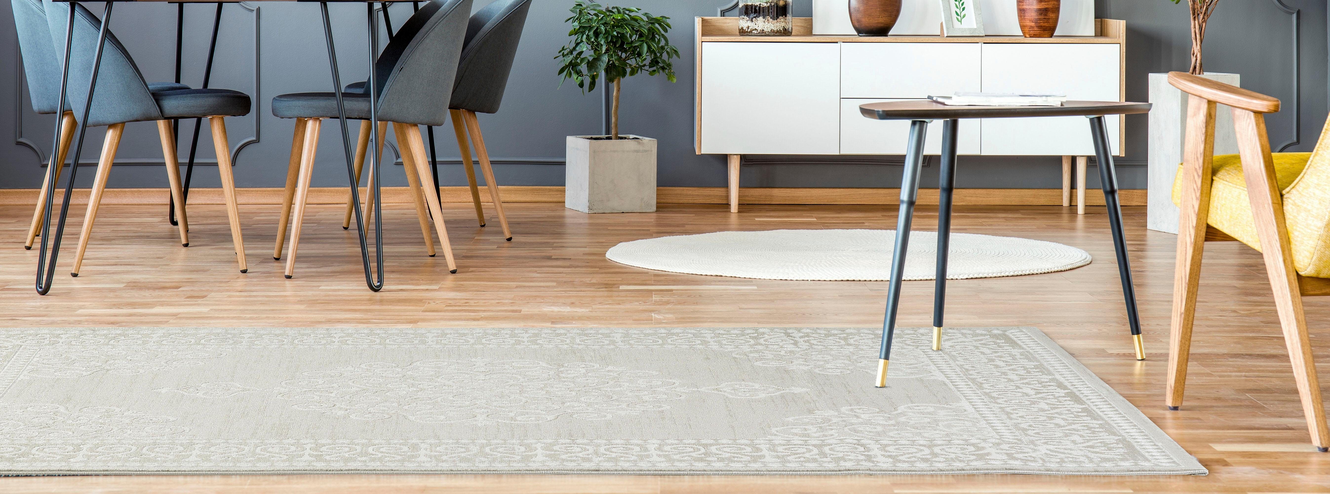 Teppich Harmony 3204, Sanat, rechteckig, Höhe: 12 mm, Wohnzimmer, Kurzflor, moderne Orient Optik, Schlafzimmer