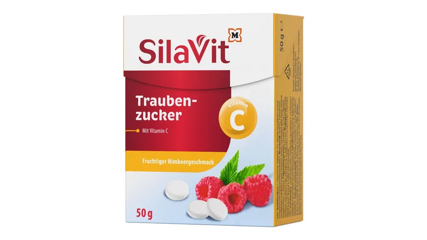 SilaVit Traubenzucker Himbeere 50 g