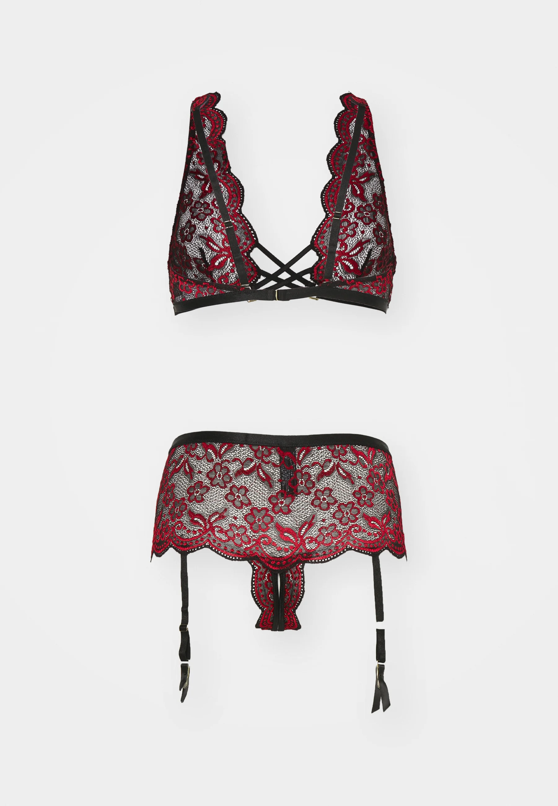Ann Summers BROOKE CROTCHLESS SET - Sujetador con tirantes ajustables