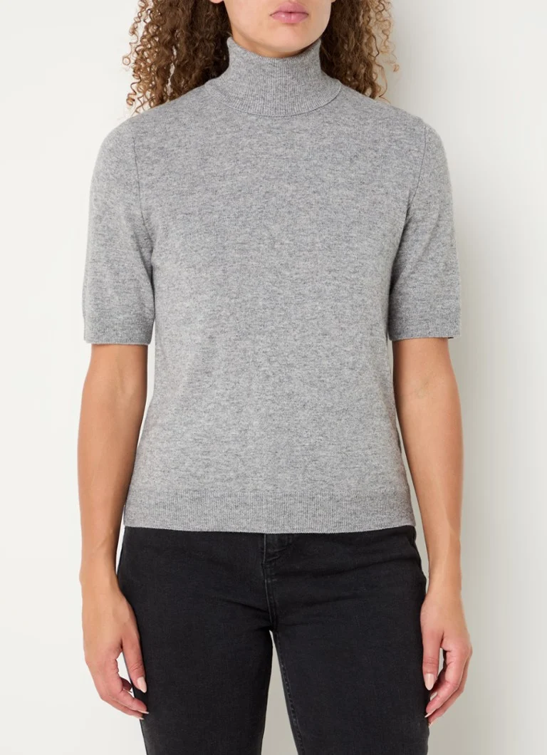 Benetton Fine-knit top in cashmere blend