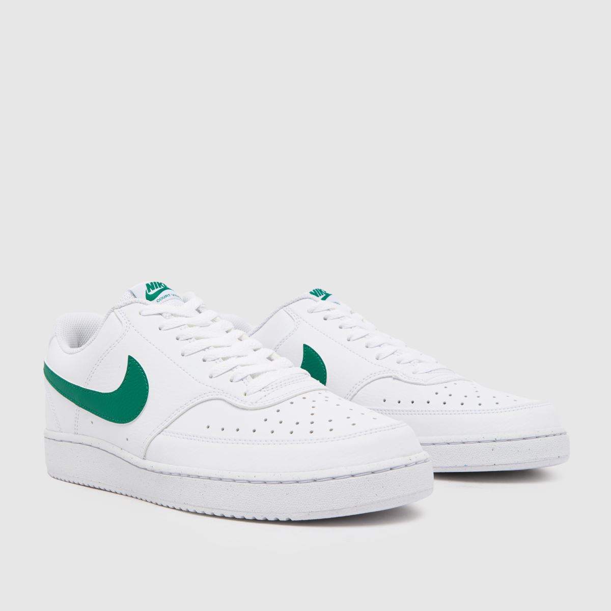 Nike Court Vision – Vita och gröna träningsskor