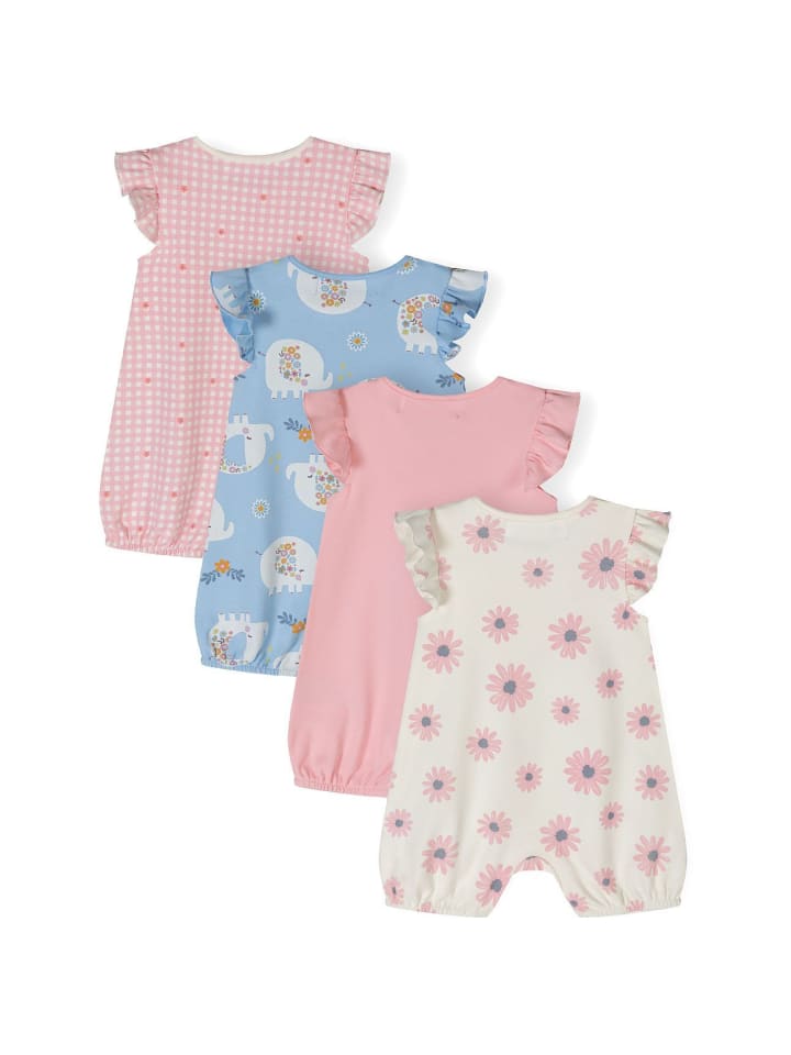 Minoti 4er. Set: Strampler 24babypack8 in hellpink günstig kaufen